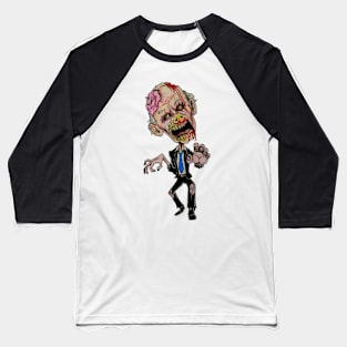 Zombie Caricature Baseball T-Shirt